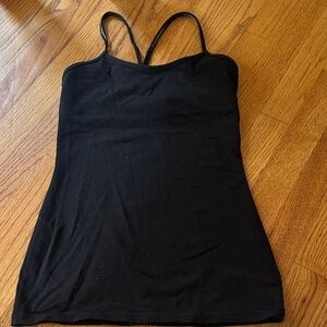 Black Women's workout Top